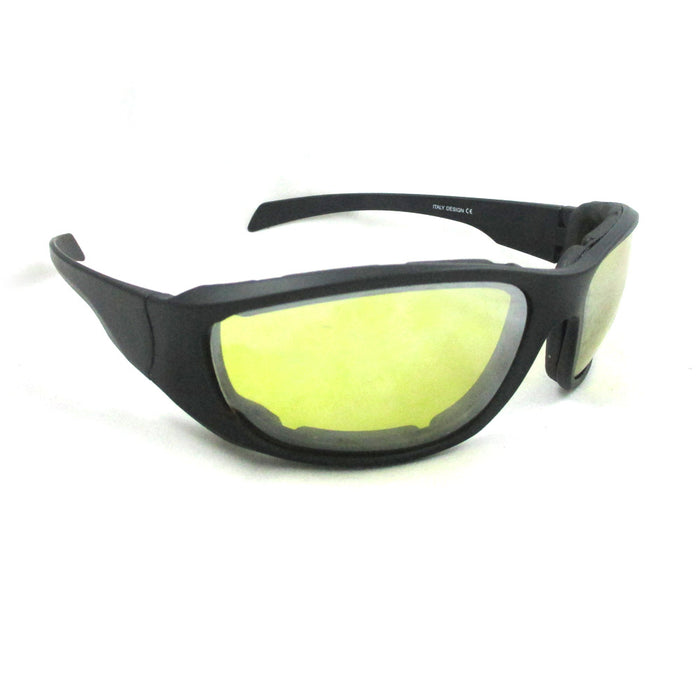 1 Wind Resistant Motorcycle Riding Sunglasses UV 400 Day Night  Foam Glasses New