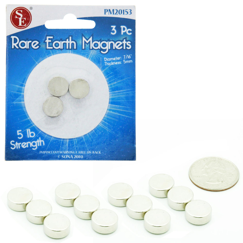 12 Pc Rare Earth Magnet Super Strong 5 Lb Disc 0.43 Thick Round Neodymium  5mm !