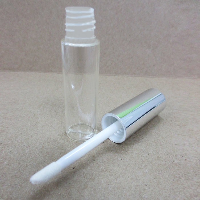 50 Plastic PET Clear Lip Gloss Bottles 8ML Tube Container Stoppers Not Included