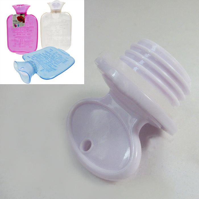 2 Hot Water Bottle Bag Eco PVC Thick Warm Relaxing Heat Cold Therapy Relief Pain