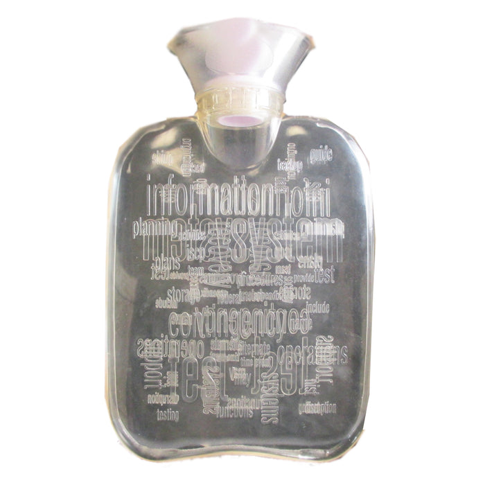 2 Hot Water Bottle Bag Eco PVC Thick Warm Relaxing Heat Cold Therapy Relief Pain