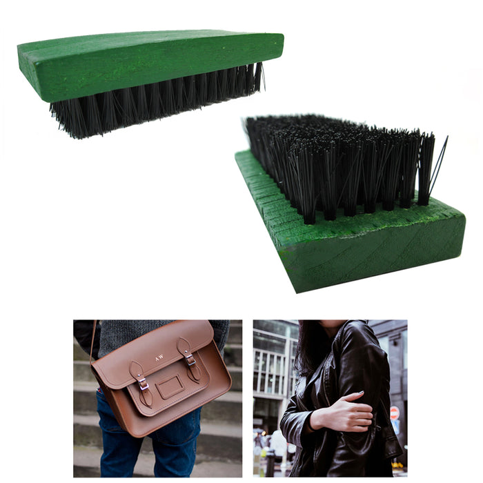 3 Pack Shoe Shine Brush Buffing Cleaning Polishing Leather Care Boots Coats Bags