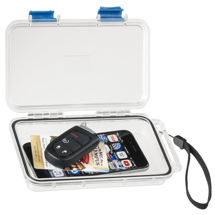 Waterproof Container Hard Case Phone Storage Dry Box Clear Survival Ge ...