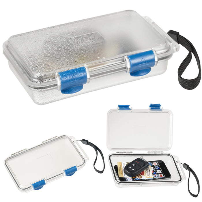Waterproof Container Hard Case Phone Storage Dry Box Clear Survival Gear Protect