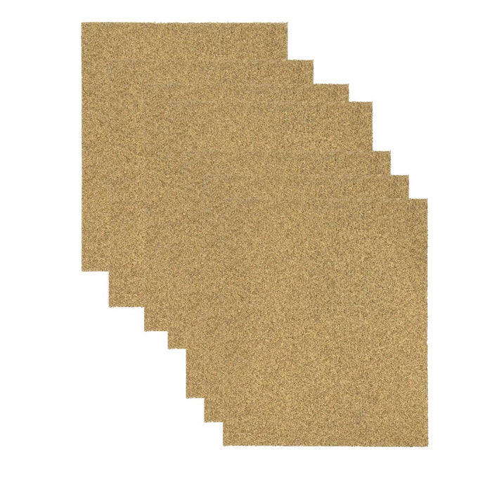 24 Sandpaper Assorted Grit 5.5" Hand Block Sanding Paper Sheets Finishing Sander