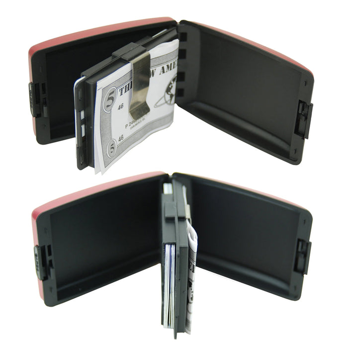 RFID Blocking Aluminum Credit Card Holder Safe Wallet Hard Case Anti S AllTopBargains RFID Blocking Aluminum Credit Card Holder Safe Wallet Hard Case Anti S AllTopBargains