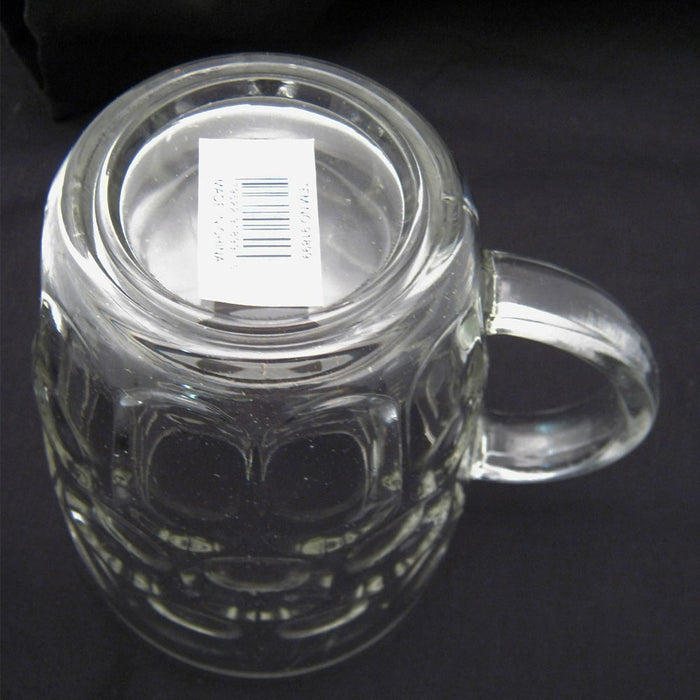 3 Pilsner Glass Cups Clear 16 Oz Coffee Mug Tea Soup Beer Set Hot Cold Beverage