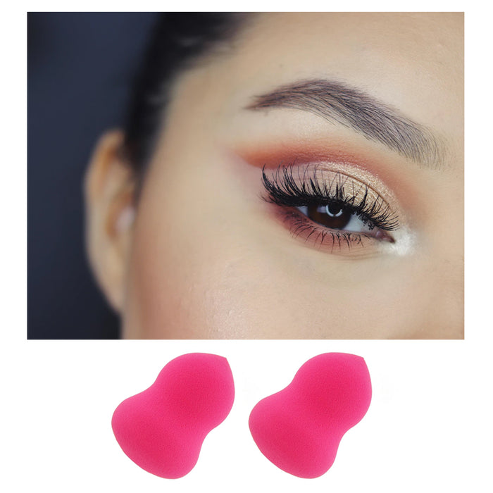 2 Pc Beauty Makeup Blending Sponge Puff Foundation Flawless Applicator Blender