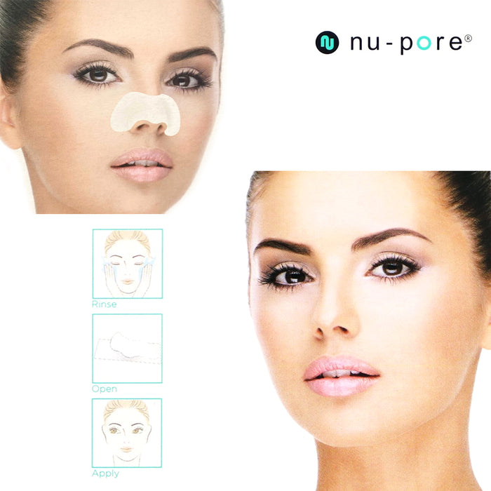 9 Pc Nu-Pore Nose Cleansing Strips Blackhead Remover Peel Off Mask Nose Sticker
