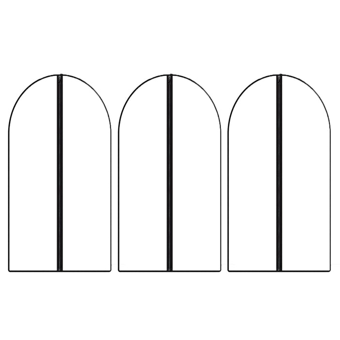 3 Garment Suit Bags 24"x 54" Zipper Coat Dress Storage Travel Protector Carrier