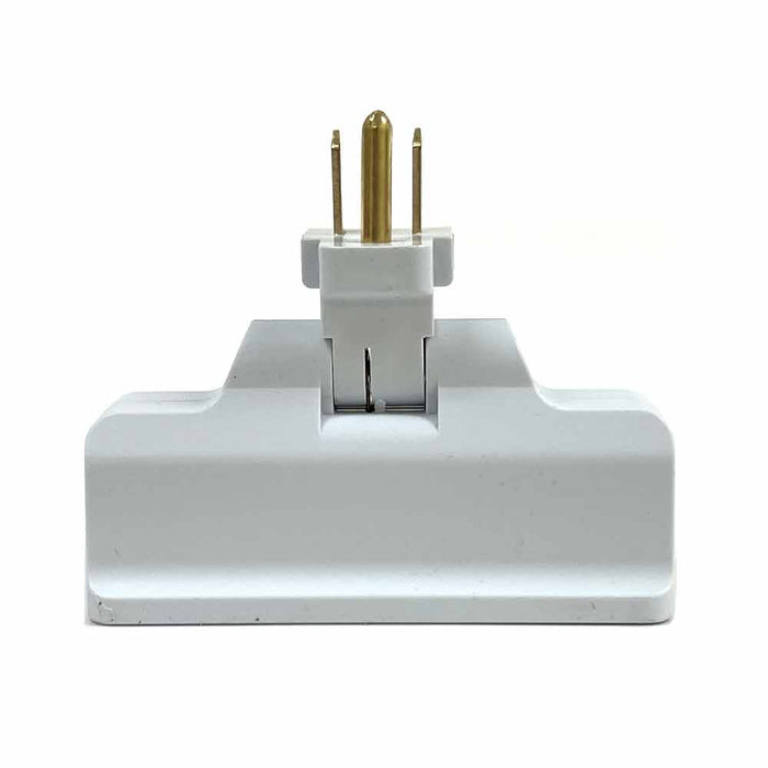 3 Outlet Grounded Swivel Wall Tap 3 Plug Outlet Adapter Multi Plug Extender