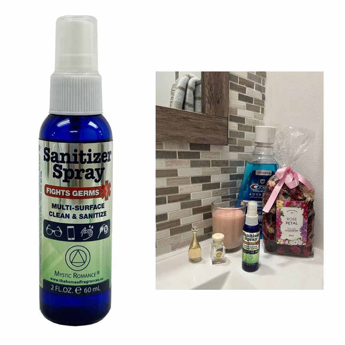 Multi Surface Sanitizer Spray Travel Size Fight Germs Desinfectant Cleaner 2 oz