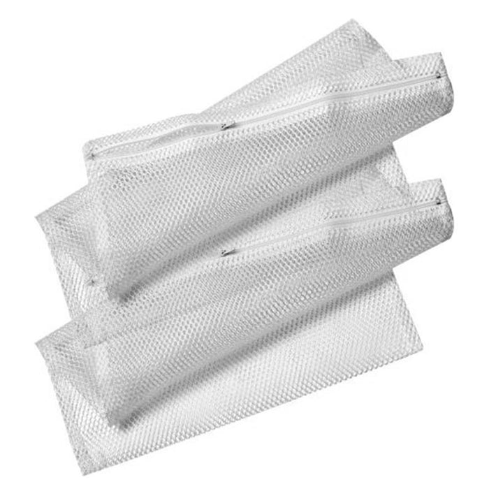 2 Mesh Laundry Bags 15.7" X 19.7" Lingerie Delicates Panties Bras Wash Protector