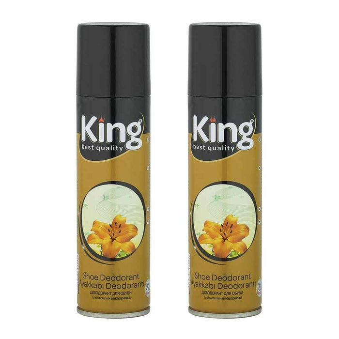 2 Pack Shoe Foot Deodorizer Spray Odor Eliminator Deodorant Sneaker Freshener