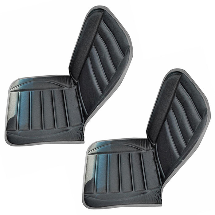 2 Pack Car Heated Seat Cover Cushion Universal 12V Full Back Heating Pad Warmer