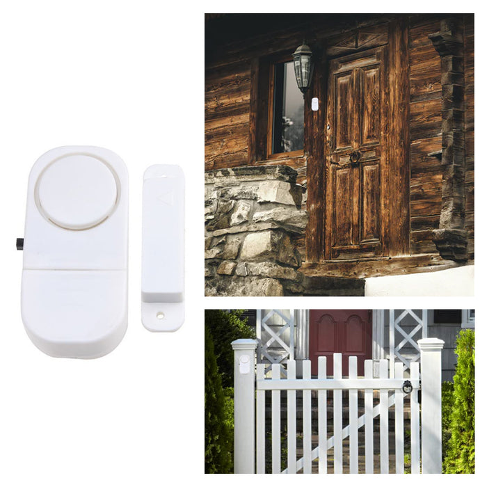 Pack of 6 Personal Security Window Door Alarm Bell Wireless Sensor Burglar Alarm