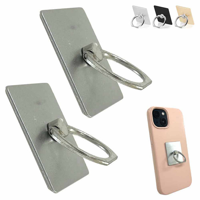 2 PC Phone Ring Grips Holder Kickstand Finger Ring Stand Cell Phone Accessories