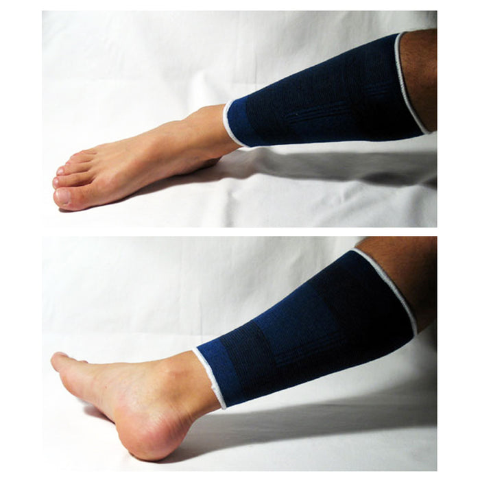 Pair Calf Running Compression Sleeve Socks Leg Brace Wrap Elastic Support Sports