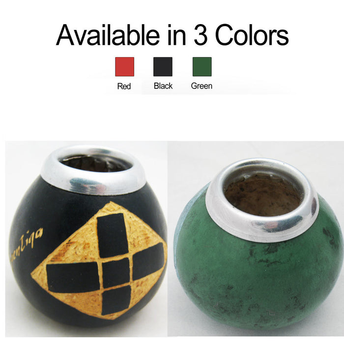 PAMPAs CARVED CROSS HAND MADE MATE GOURD for YERBA or TEA WITH STRAW BOMBILLA KIT ARTISAN NEW 7850