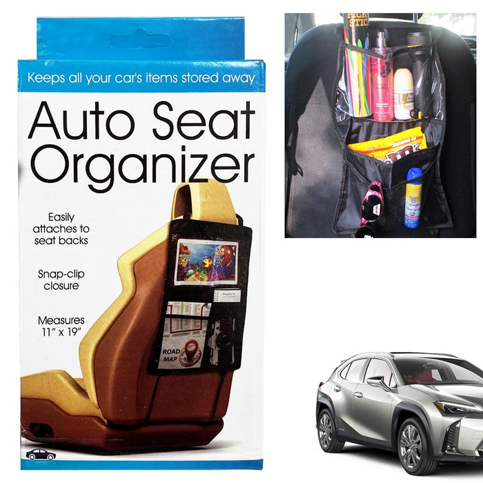 1 Car Front Seat Hanging Organizer Pocket Storage Straps Travel Accessories Kids