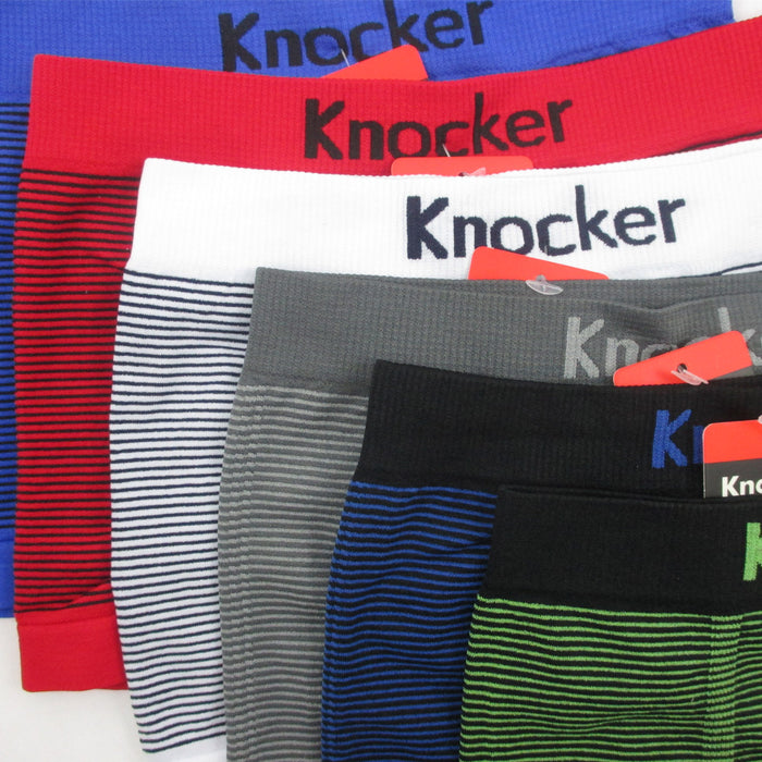 3 Pack Knocker Boys Underwear Boxer Briefs Seamless Spandex Kids Shorts Size M