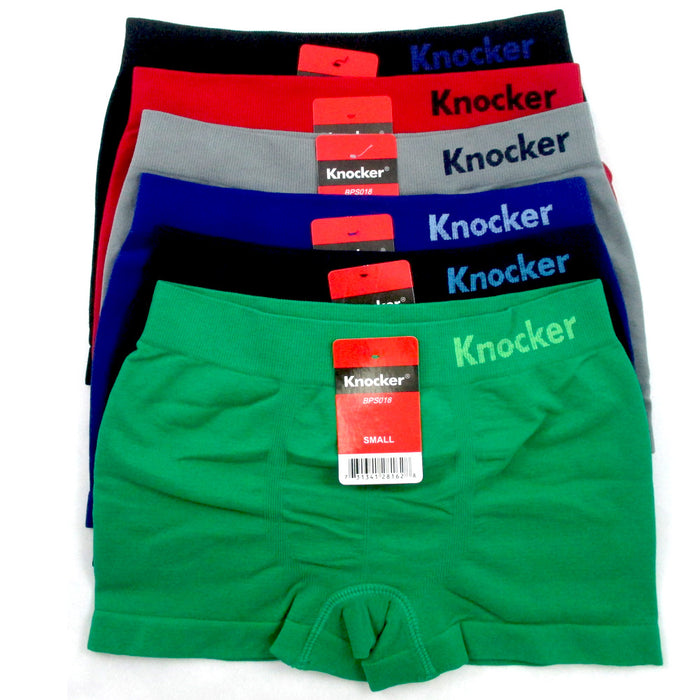 12 Pack Boy Seamless Solid Boxer Briefs Kids Spandex Underwear Soft Active New S