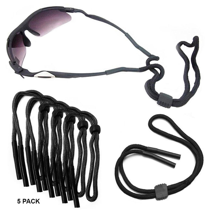 5 PC Sunglass Retainer Straps Sport Eyeglass Cord Lanyard Neck Strap Adjustable