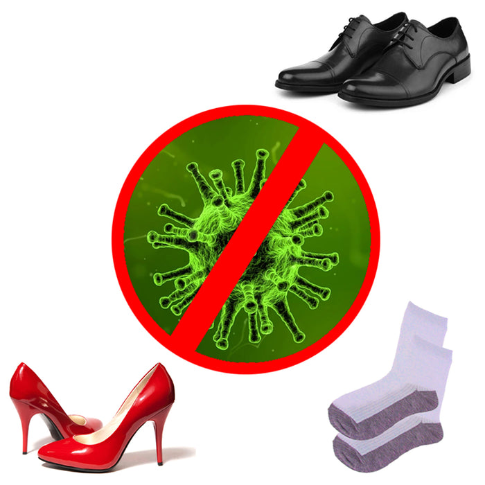 2 Pack Odor Eliminator Shoe Deodorizer Spray Socks Boots Freshener Smell Remover