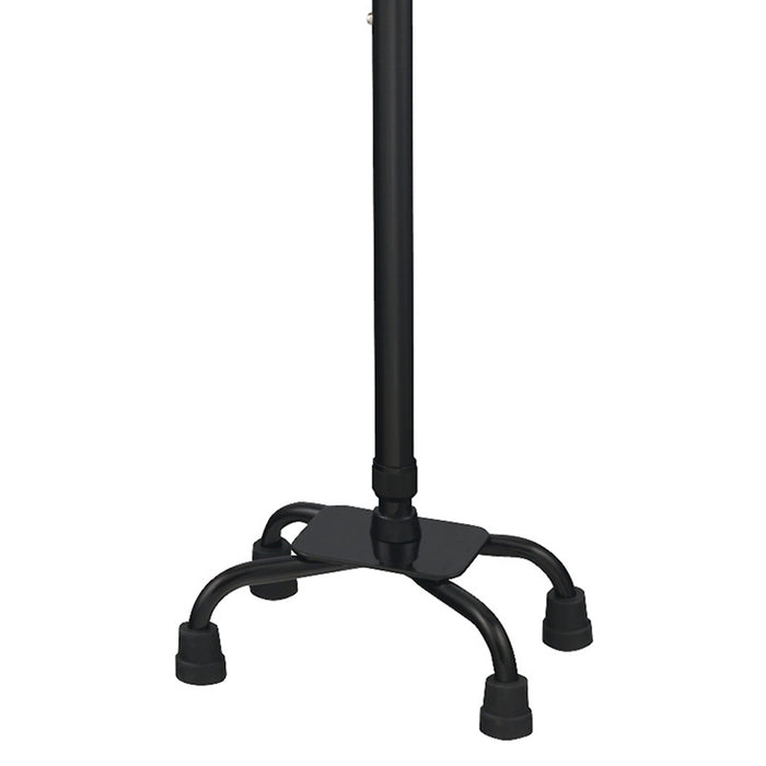 Quad Cane Walking Stick Lightweight Adjustable Right Left Hand Grip Support Base