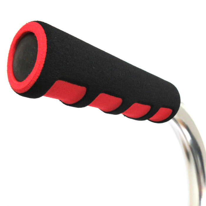 Quad Cane Walking Stick Lightweight Adjustable Right Left Hand Grip Support Base