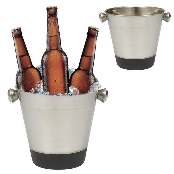 Stainless Steel Ice Bucket 40 oz Mini Cooler Drink Champagne Wine Bar Restaurant