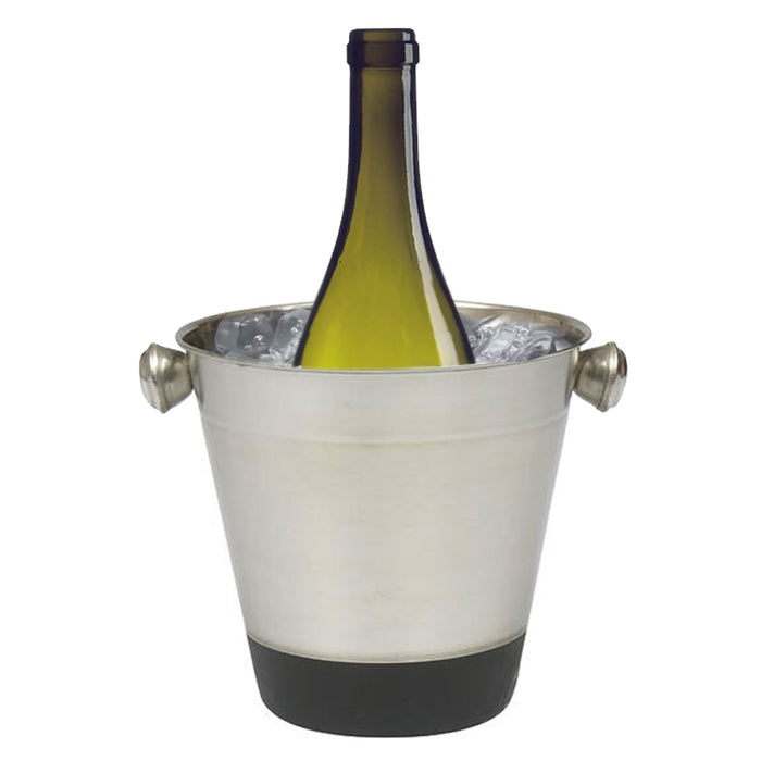 4 Set Ice Bucket Champagne Wine Stainless Steel Cooler Drink Bar Restaurant 40oz