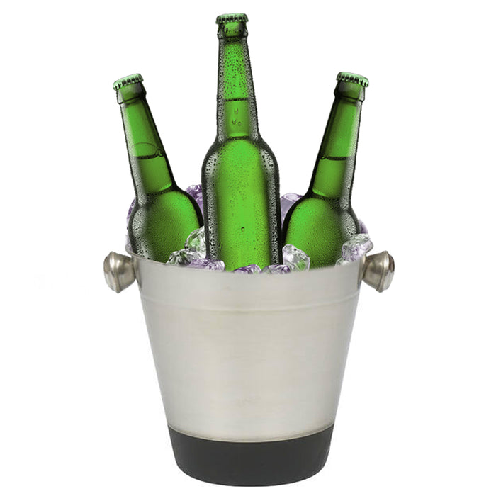 6 Set Stainless Steel Ice Bucket Cooler Champagne Wine Bar Restaurant Drink 40oz