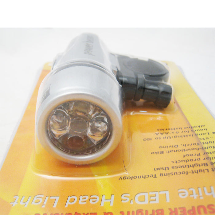 Bike LED Head Light Flashlight Headlight Torch Beam Dive Sports Waterproof Lamp