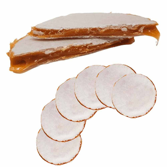 6 Pack Wafers with Caramel Spread Oblea Grande Cajeta Arequipe Dulce De Leche