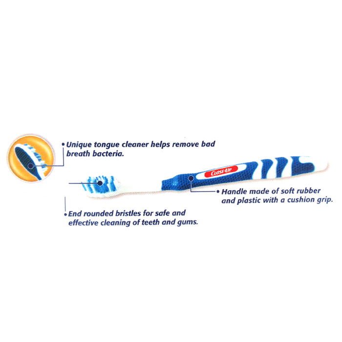 5 Pack Travel Toothbrushes Tongue Scraper Medium Bristles Oral Care Clean Kit