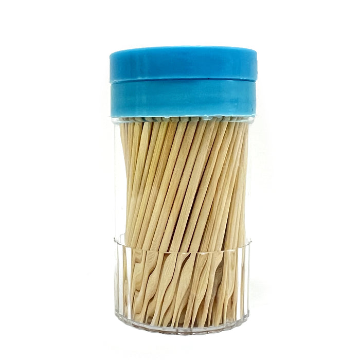 10 Pack Wooden Toothpicks Dispensers 150ct Oral Care Catering Party Bamboo Picks