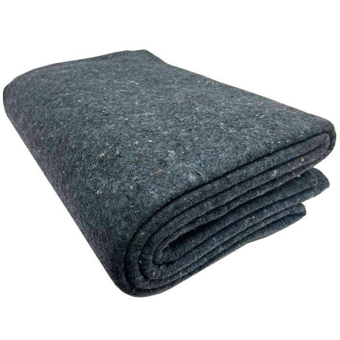 Wool Blanket Outdoor Large 60" x 76" Warm Thick Cover Camping Cabin RV Survival