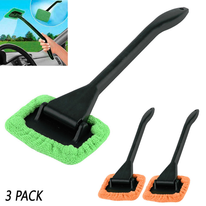 3 Pack Windshield Car Window Microfiber Cleaning Tools Interior Auto Glass Wiper