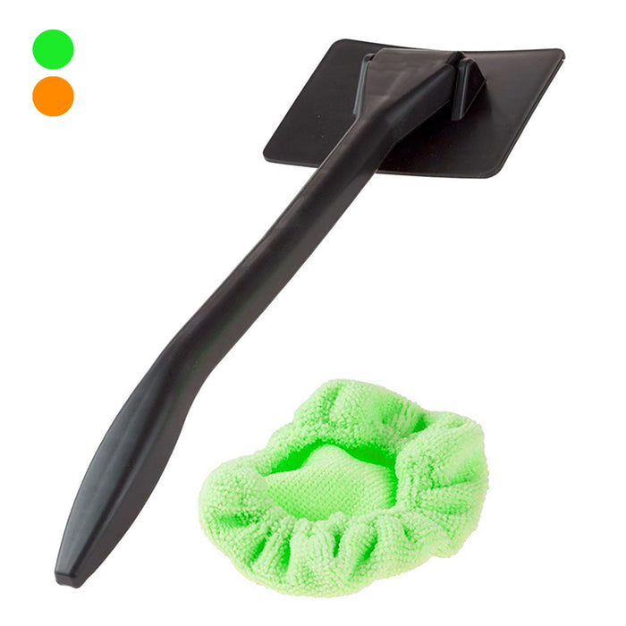 2 Pc Microfiber Windshield  Wiper Clean Car Auto Cleaner Glass Window Brush Kit