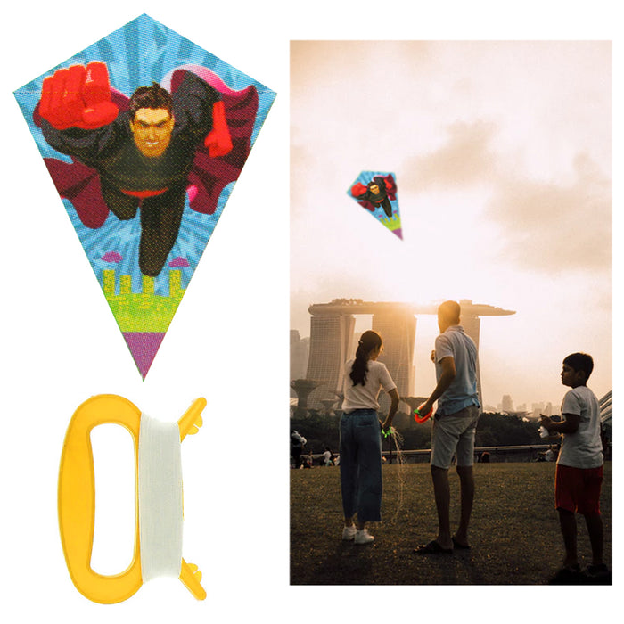 36 Lot Diamond Kites Single Line Outdoor Children Toys Beach Fun Games Wholesale