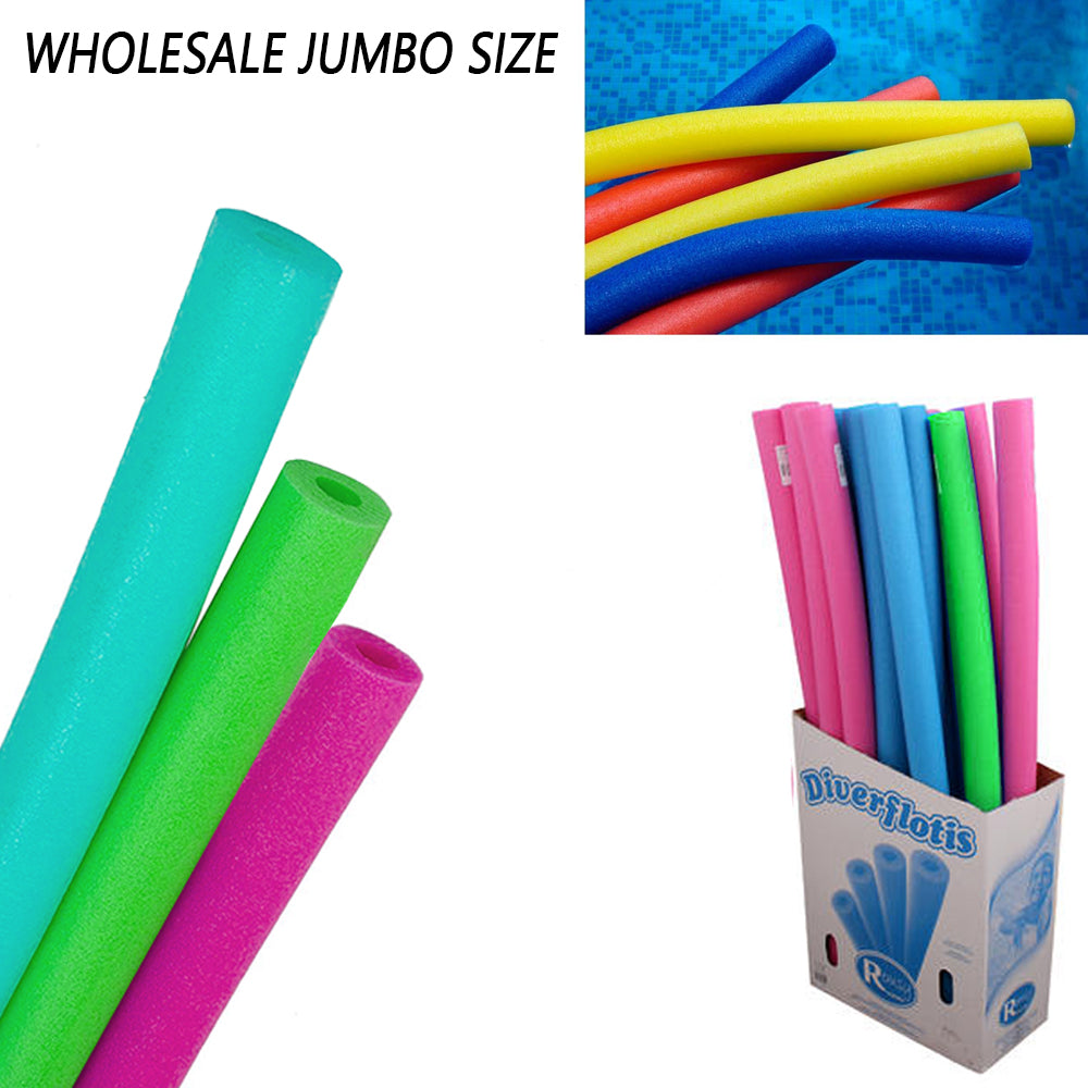 20 Pack Jumbo Pool Noodle 56 Swimming Foam Floatie Multi-Purpose Bulk  Wholesale
