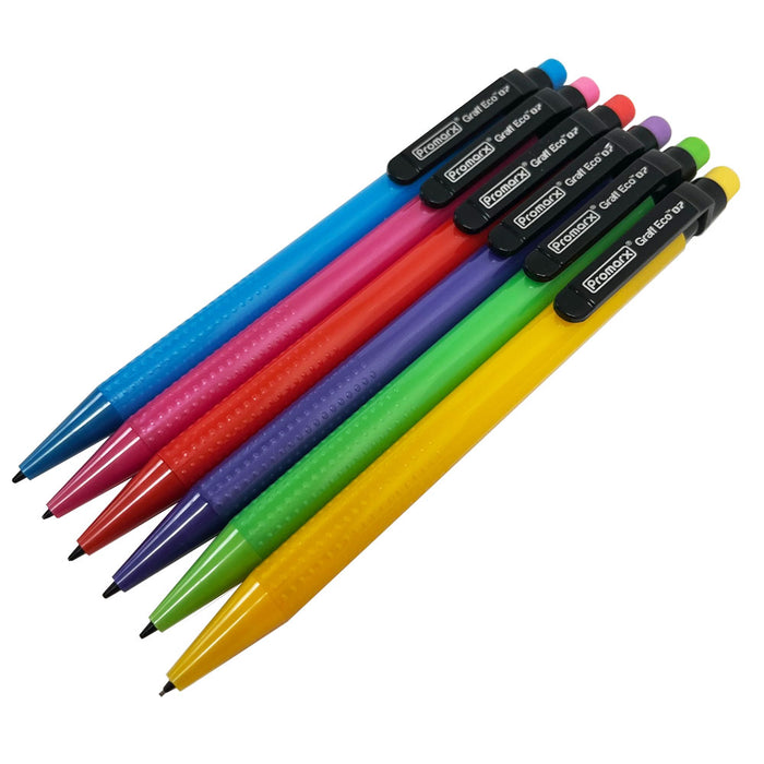 6 Ct Mechanical Pencils #2 HB 0.7mm Point Drafting Draw Drawing School Home Kids