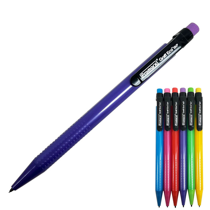 6 Ct Mechanical Pencils #2 HB 0.7mm Point Drafting Draw Drawing School Home Kids
