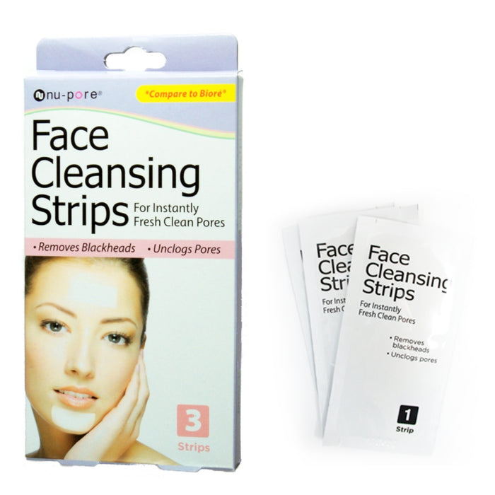 3 Deep Cleansing Nose Pore Strips Blackhead Removal Unclog Pores