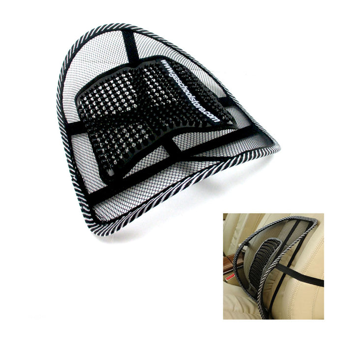 Cool Vent Mesh Back Lumbar Support For Office Chair, Car, and Other 