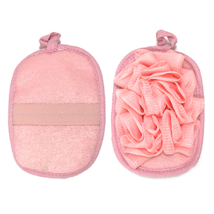 3 Pack Bath Shower Body Scrubber with Loofah Spa Exfoliating Deep Clean Dry Skin