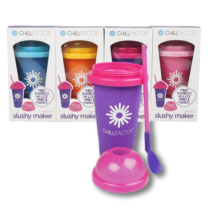 Lot of 4 Slush Maker Frozen Drink Freezer Core Slushy BPA-Free Smoothie Mixer