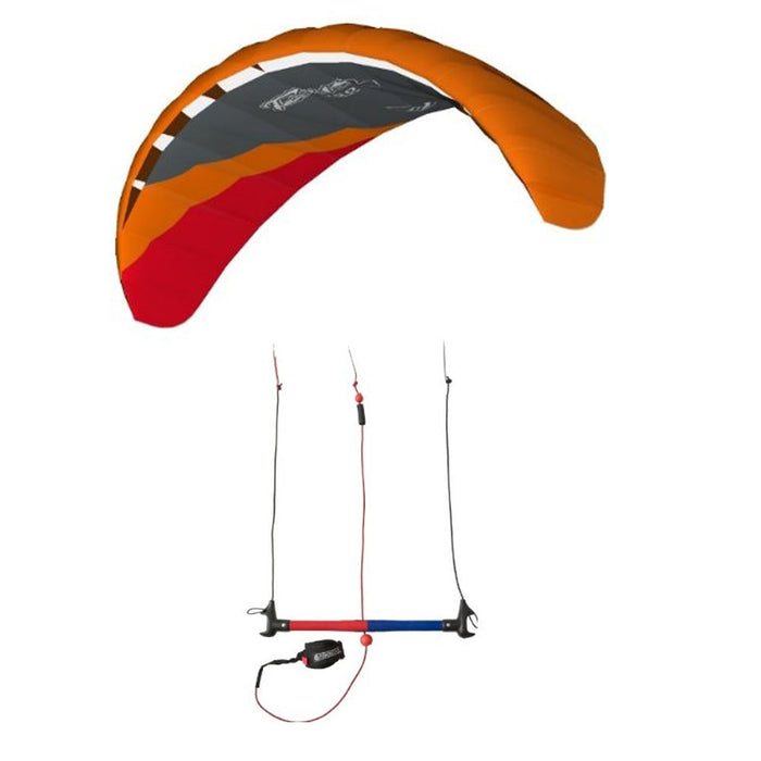 HQ POWERKITES Rush R2F 250 IV Pro Trainer Kite Power Kiteboarding Bar Safety New