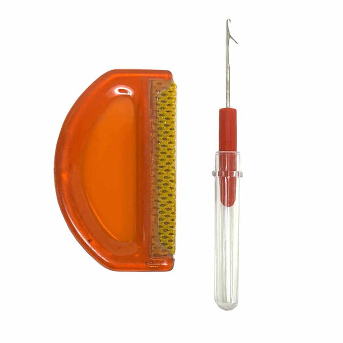4 PC Portable Fabric Comb Knit Fixer Set Fuzz Pet Hair Lint Brush Remover Shaver